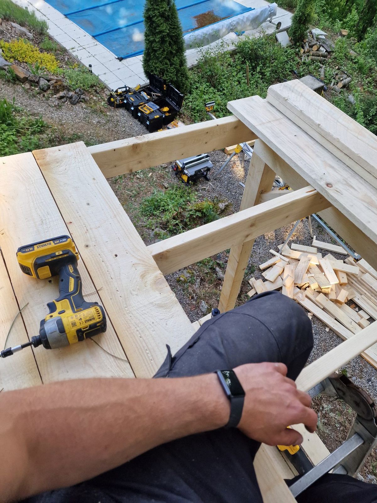 Aan het werk