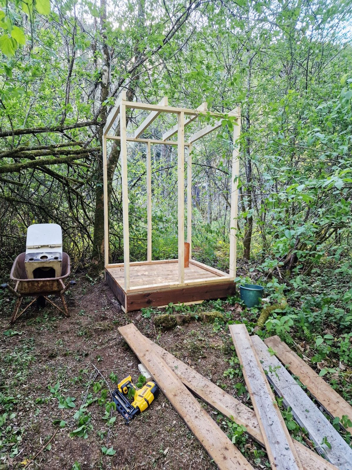Houten constructie