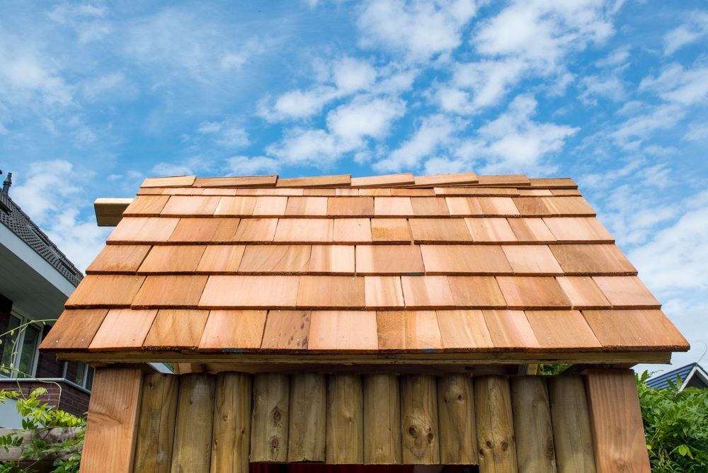 Houten dakafwerking
